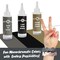 3 Pack Tie Dye Kit Including Tan & Charcoal Grey Dye - 3 Pack Black Tie Dye Kit with 6 Refills Soda Ash Included Gray Tie Dye Party Supplies - DIY a Trendy Monochromatic Look (Gray Fabric Dye)